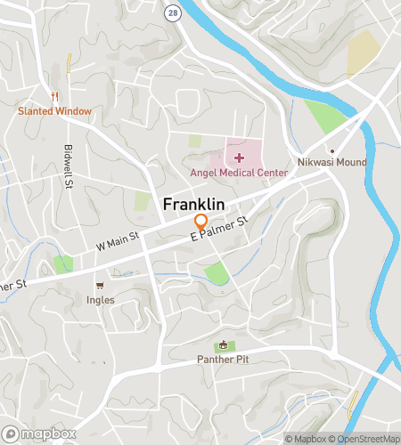 Kaart van de speurtocht wandeltocht voor Franklin's Fantabulous Gemventure Hunt