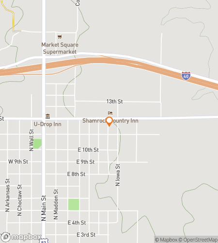 Map of scavenger hunt walking tour for Shamrock Shenanigans Scavenger Hunt