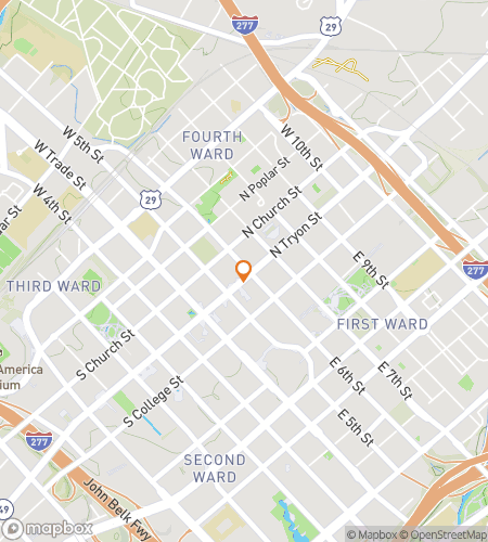 Χάρτης περιπάτου κυνηγιού θησαυρού για το 'Charlottes Downtown Delightful Hunt'