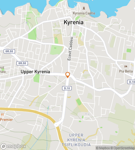 Map of scavenger hunt walking tour for Whispers of the Mediterranean: Discovering Kyrenia