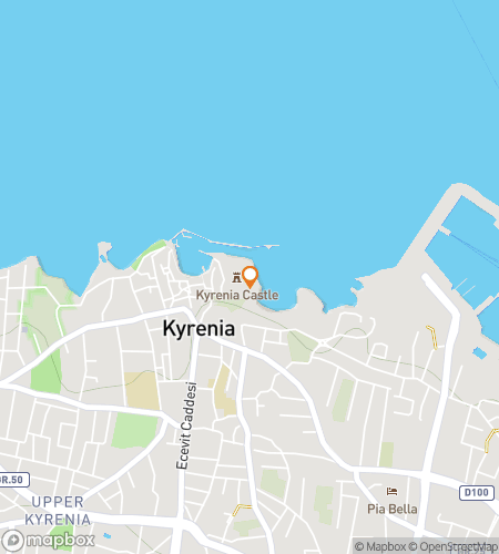 Map of scavenger hunt walking tour for Whispers of the Mediterranean: Discovering Kyrenia