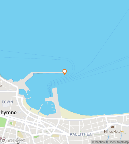 Map of scavenger hunt walking tour for The Venetian Whispers of Rethymno