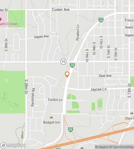 Map of scavenger hunt walking tour for Clinton‘s Capers & Cache