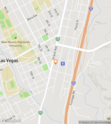 Map of scavenger hunt walking tour for Las Vegas Loco Treasure Hunt