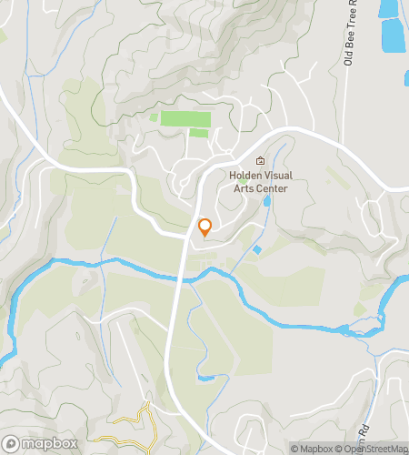 Map of scavenger hunt walking tour for Warren Wilson College Hunt