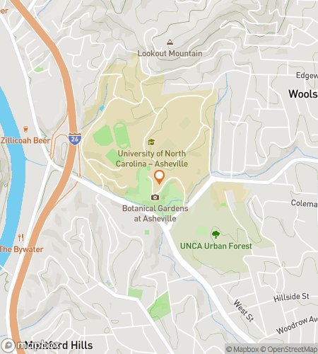 Map of scavenger hunt walking tour for University of North Carolina