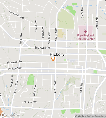 Térkép a "Hickory Hoopla Hide-‘n‘-Seek Adventure" kincskereső sétához