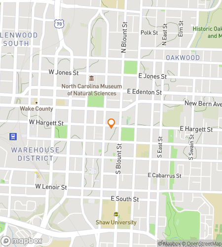 Χάρτης περιπάτου σκαθέντζερ χαντ για το Rowdy Raleigh Bar Crawl