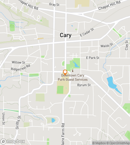 Térkép a Cary-fully Planned Mayhem kincskereső sétatúrához