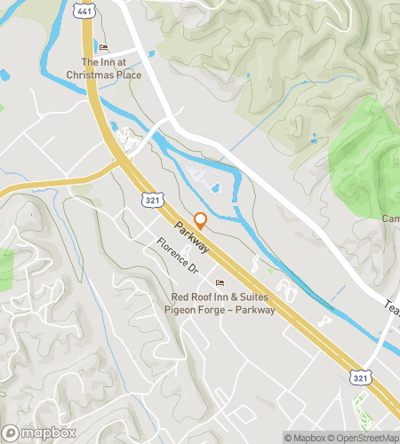 Map of scavenger hunt walking tour for Pigeon Forge, Tennessee's Entertainment Capital!