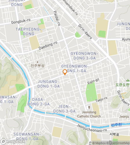 전주와 클루 크루를 위한 스캐빈저 헌트 도보 투어 지도&colon; 문화와 호기심의 향연