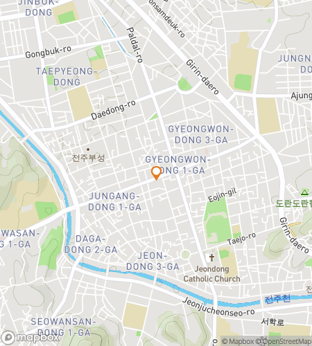 แผนที่ทัวร์เดินล่าสมบัติสำหรับ Jeonju และ Clue Crew: A Feast of Culture and Curiosity