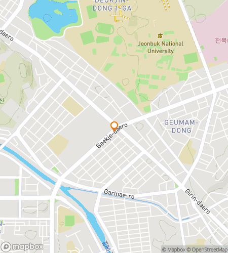 Map of scavenger hunt walking tour for Jeonju and the Clue Crew: A Feast of Culture and Curiosity