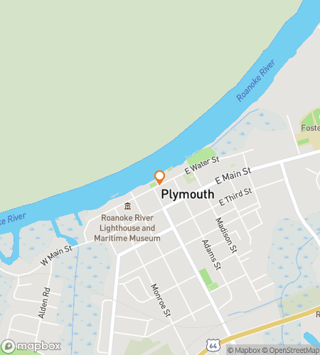 Map of scavenger hunt walking tour for Plymouth Prowl & Paddle Pursuit