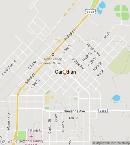 Map of scavenger hunt walking tour for Canadian Capers & Treasures Hunt