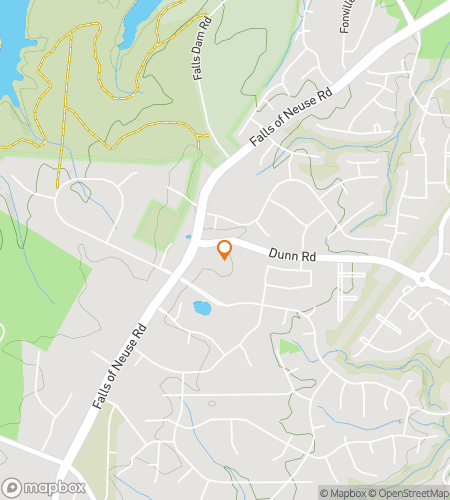 Map of scavenger hunt walking tour for Wake Forest Discovery Crawl