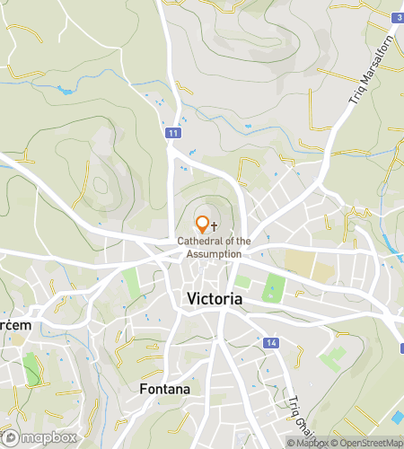 Map of scavenger hunt walking tour for The Queen’s Clues: Victoria Edition