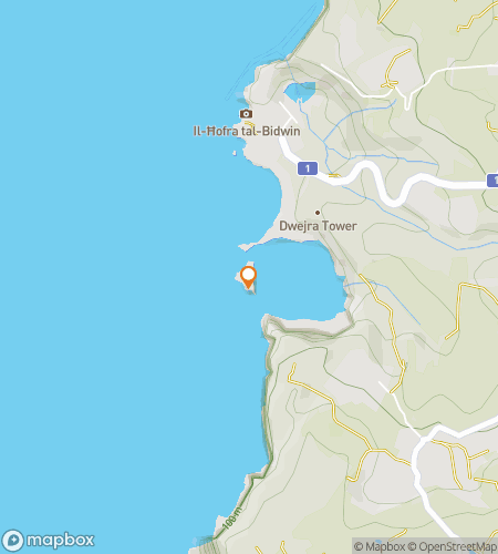 Map of scavenger hunt walking tour for Lawrenz and Order: The Gozo Clue Chronicles