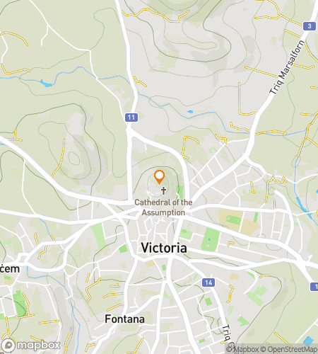 Map of scavenger hunt walking tour for The Queen’s Clues: Victoria Edition