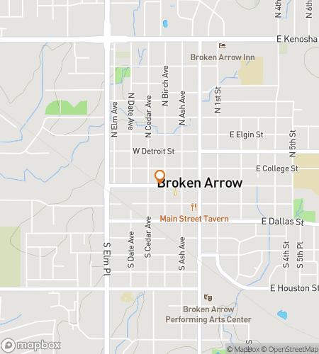 Harta turului pe jos de v&acirc;n&abreve;toare de comori pentru Broken Arrow&colon; Murale&comma; Memorie&comma; Impuls