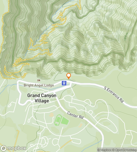 Map of scavenger hunt walking tour for Grand Canyon Go!