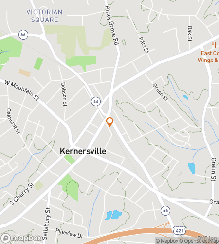 מפת סיור רגלי לחיפוש אוצרות ב'דרכים של קרנרסוויל אוק רידג' ומקומות מסתור'