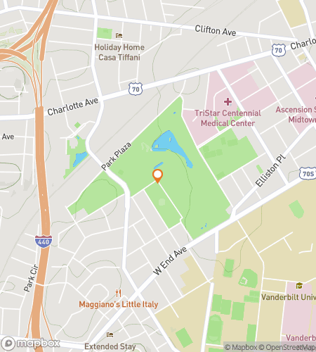 Map of scavenger hunt walking tour for Monuments and Majesty