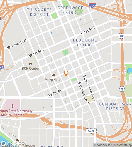 Skyline Sneak Quest: 塔尔萨市中心解谜游行寻宝步行导览地图