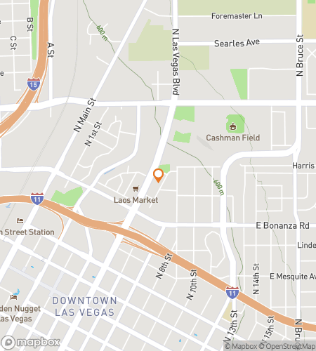 Map of scavenger hunt walking tour for Radioactive: The Imagine Dragons Hunt