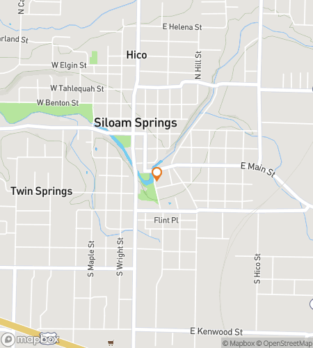 Map of scavenger hunt walking tour for The Great Siloam Splash Dash