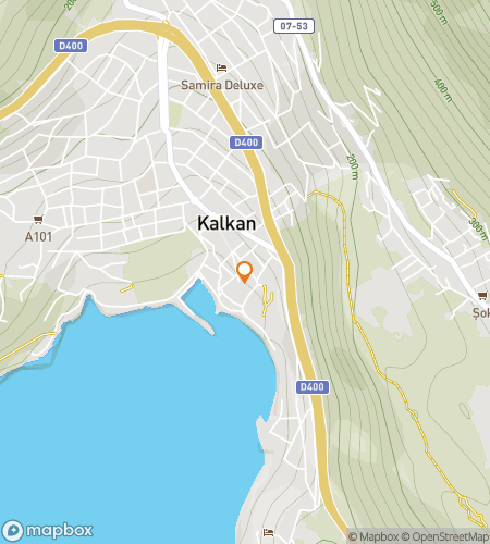 Map of scavenger hunt walking tour for Sunsets, Stairs & Hidden Corners of Kalkan