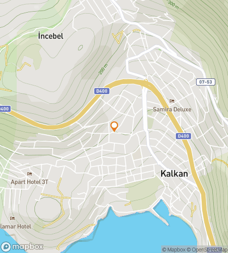 Map of scavenger hunt walking tour for Sunsets, Stairs & Hidden Corners of Kalkan