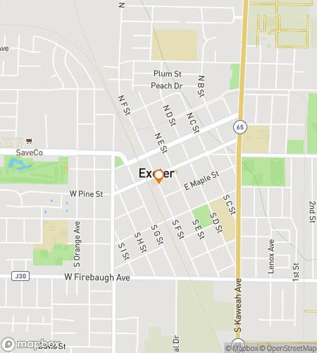 Map of scavenger hunt walking tour for Exeter‘s Exciting Expedition