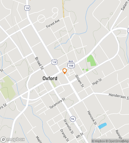 Map of scavenger hunt walking tour for Oxford‘s Dazzling Downtown Dash