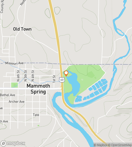 Mammoth Marvels & Mysteries Hunt के लिए स्कैवेंजर हंट वॉकिंग टूर का नक्शा