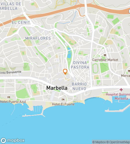 Map of scavenger hunt walking tour for Marbellissimo: The Golden Mile Hunt