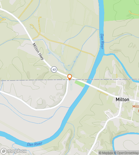 Map of scavenger hunt walking tour for Milton‘s Marvelous Treasure Trove