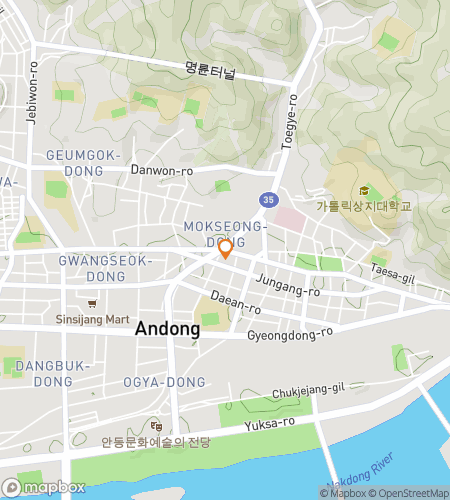 Map of scavenger hunt walking tour for Whispers of Hahoe: Discovering Andong