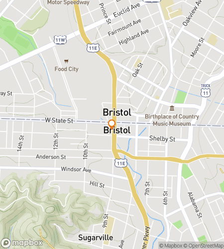 Map of scavenger hunt walking tour for Bristol Scavenger Hunt