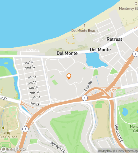 Map of scavenger hunt walking tour for Naval Postgraduate School Hunt