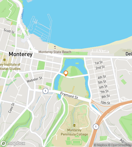 Map of scavenger hunt walking tour for Estero Explorers: The Monterey Park Quest