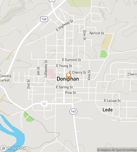 T&eacute;rk&eacute;p a &bdquo;Doniphan&rsquo;s Dazzling Downtown Dash&rdquo; kincsvad&aacute;szat s&eacute;ta&uacute;tvonal&aacute;r&oacute;l