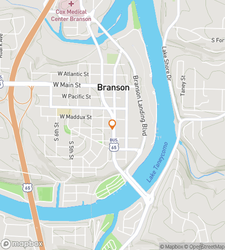 Térkép a Ozarkian Kincses Tár Kaland kincsvadászat gyalogtúrához