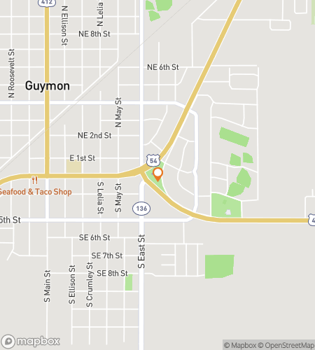 Map of scavenger hunt walking tour for Panhandle Puns & Plunder Hunt