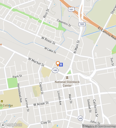 Merkezi Salinas Macera Av&inodot; i&ccedil;in hazine av&inodot; y&uuml;r&uuml;y&uuml;&scedil; turu haritas&inodot;