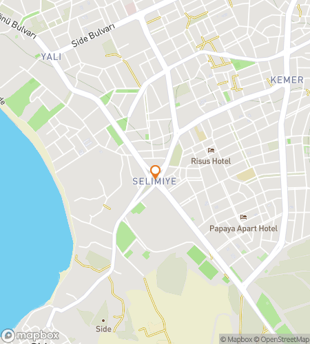 Map of scavenger hunt walking tour for Sand, Sun & Stones Seek & Solve