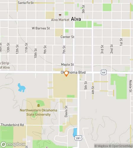 Map of scavenger hunt walking tour for Alvas Amazing Adventure