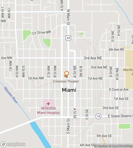 Map of scavenger hunt walking tour for Miami‘s Marvelous Main Street Hunt
