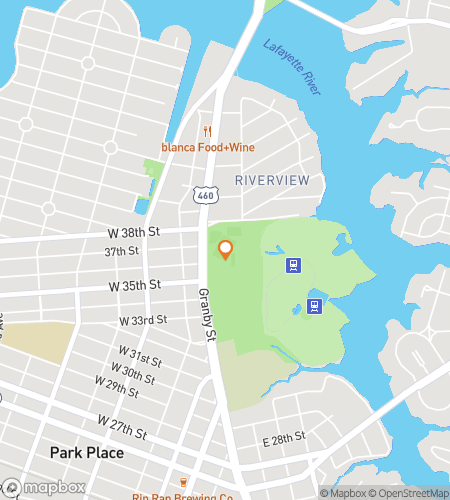 Map of scavenger hunt walking tour for Lafayette Park Hunt