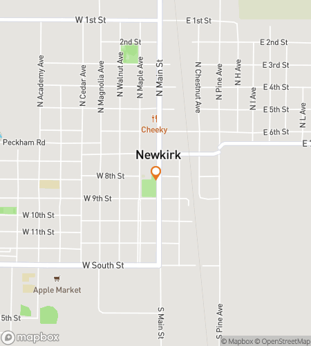 Uudenkirk Nifty-Eagle Expeditionin aarteenetsintäkävelykierroksen kartta